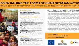 “Women Raising the Torch of Humanitarian Action” Side event