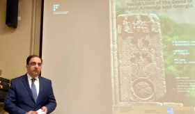 Opening Remarks by H.E. Andranik Hovhannisyan Ambassador of the Republic of Armenia to the Swiss Consternation at the international conference on Spaces, Landscapes, and Social Lives of the Cross in Medieval Armenia and Georgia University of Fribourg