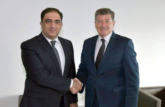 On January 29th Ambassador Andranik Hovhannisyan, Permanent Representative of Armenia at the International Organizations in Geneva met with Mr. Guy Ryder, Director-General of the International Labor Organization