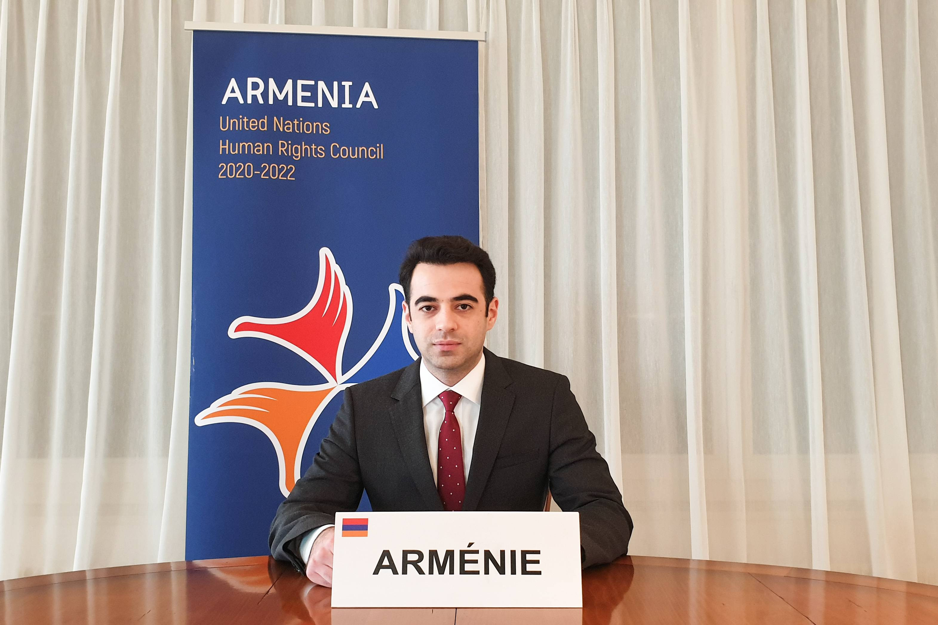 Statement of the Delegation of Armenia at the Interactive Dialogue with the UN Special Rapporteur on the promotion and protection of human rights and fundamental freedoms while countering terrorism