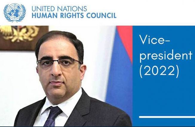 The Permanent Representative of Armenia was Elected Vice-President of the UN Human Rights Council